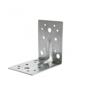 Coltar metalic pentru lemn cu nervura 105x105x80