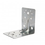 Coltar metalic pentru lemn cu nervura 105x105x90X2mm